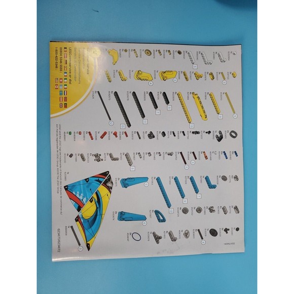 Lego Technic Racing Yacht 42074 Book 2  Instruction Booklet  Manual Only - Picture 4 of 5